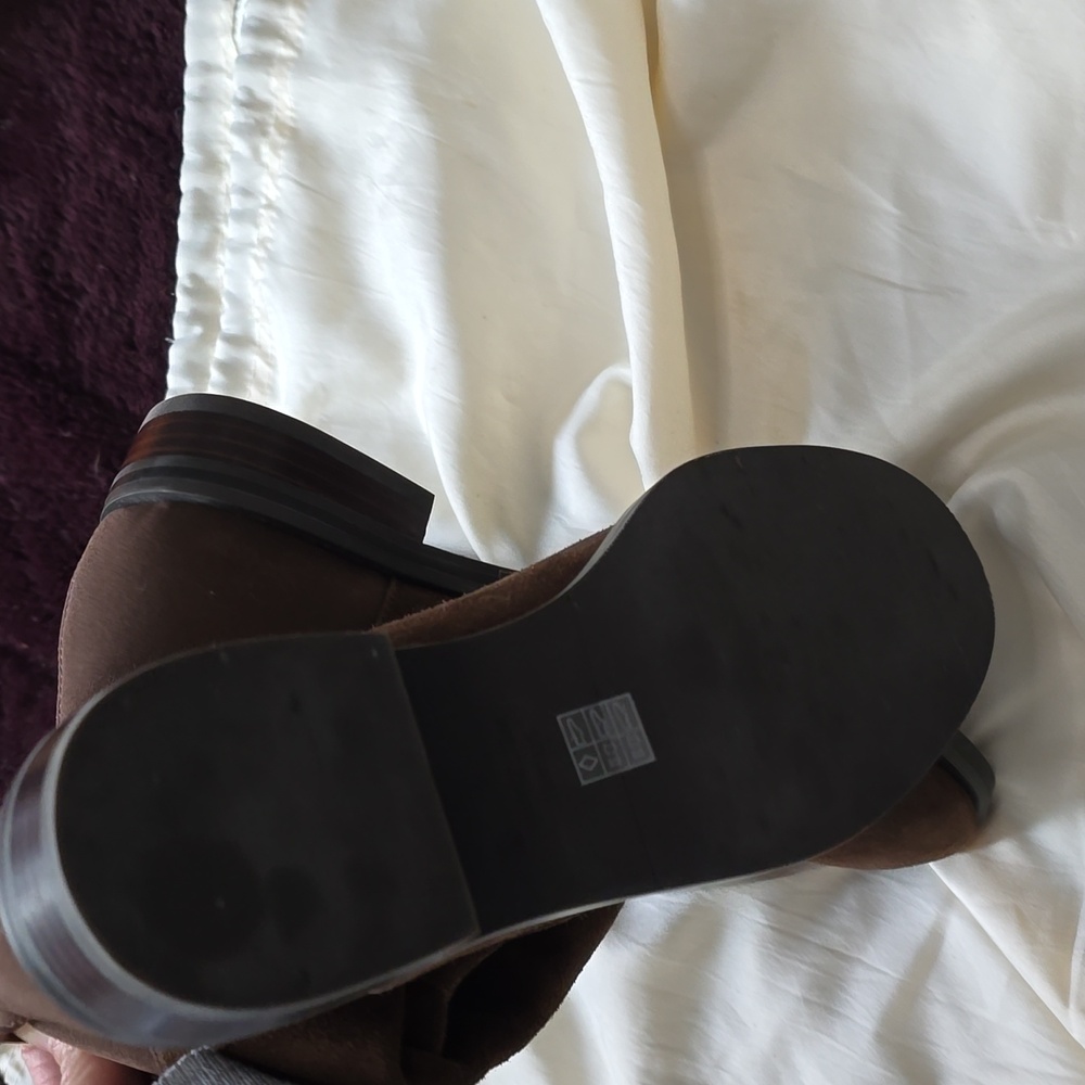 Stuart Weiztman Brown Suede Knee-High Boots - Picture 9 of 9